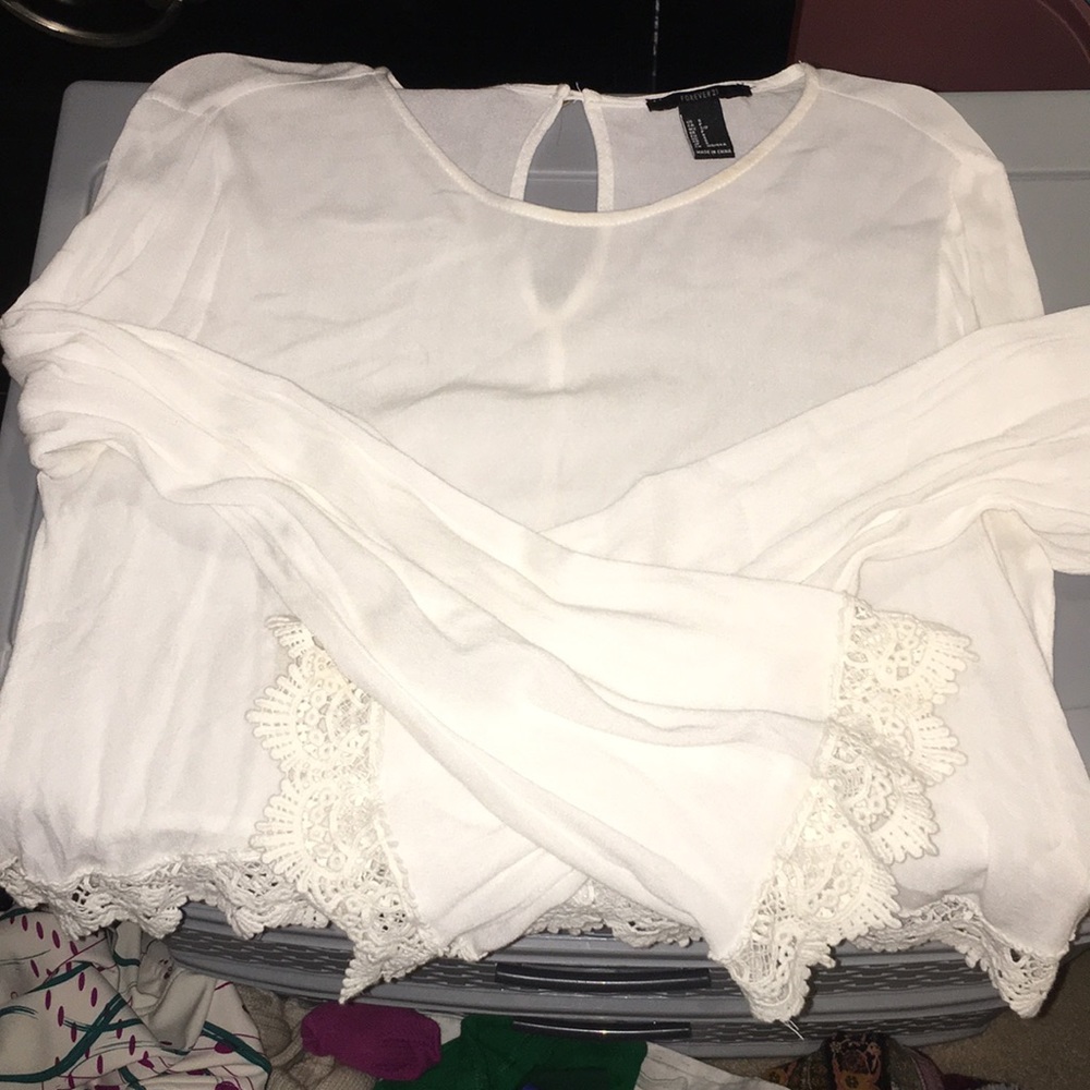 Lace long sleeve